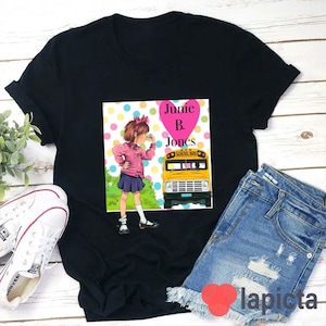 Colored Dot Junie B Jones Teacher T-Shirt, Junie B Jones Shirt, Teacher Life Shirt, Kindergarten Shirt, Teacher Shirt, Gift For Teacher