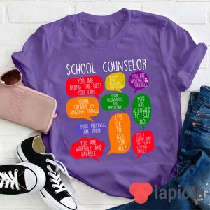 School Counselor Teacher T-Shirt, Teacher Life Shirt, Kindergarten Shirt, Teacher Shirt, Gift For Teacher