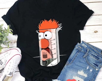 Beaker Muppets Science T-Shirt, Muppet Shirt, Teacher Shirt, Kindergarten Shirt, Teacher's Day Gift