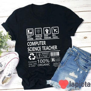 Computer Science Teacher T-Shirt, Kindergarten Shirt, Computer Teacher Shirt, Teacher Shirt, Gift For Teacher