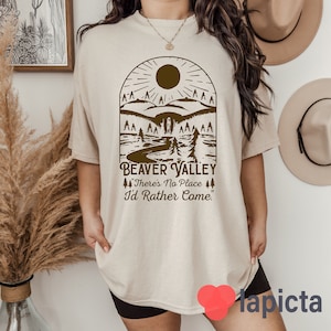 Beaver Valley T-Shirt, Offensive Shirt, Saying Nature Novelty Humor Shirt, Vintage Shirt