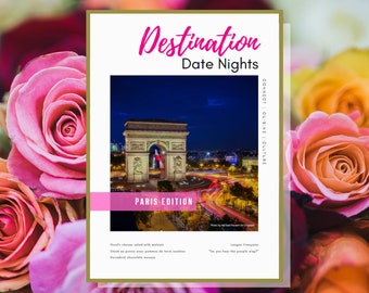 Paris Date Night, Travel gift, Date night ideas, Digital download