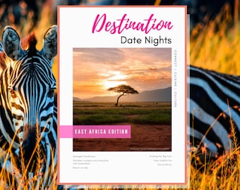 East Africa Date Night, Date Night Ideas, Travel gifts, Digital download