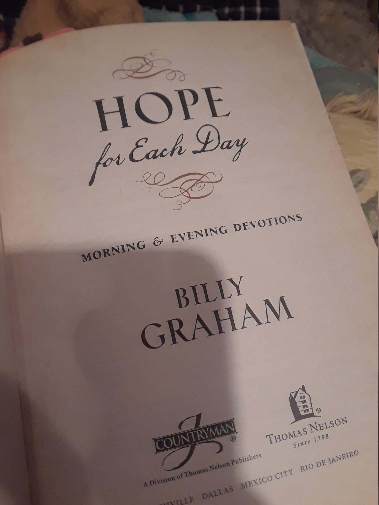 Billy Graham Verse a Day Morning and Evening Devotions Etsy