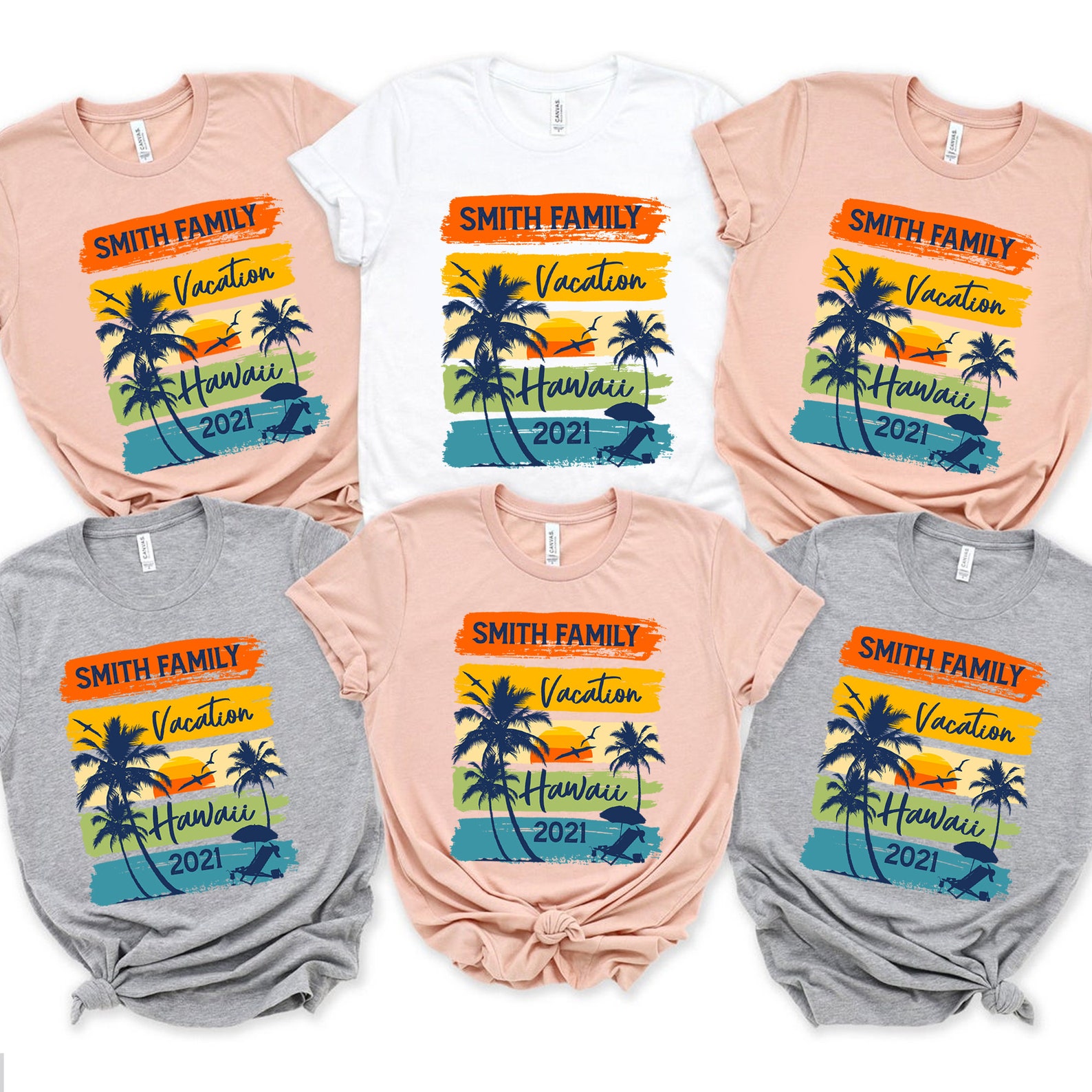 Family Matching Vacation Shirt2021 Vacation Custom Shirt Etsy