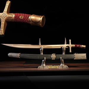 HandmadeTurkish Sword Ottoman Sword: Turkish Conqueror Replica, Gift Decoration