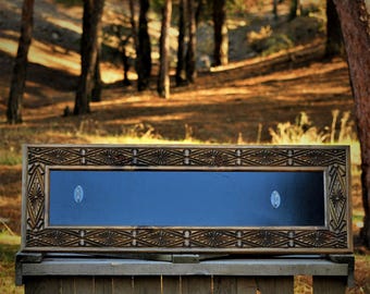 Cornice da parete, gancio da parete per spada, supporto in legno, supporto per spada