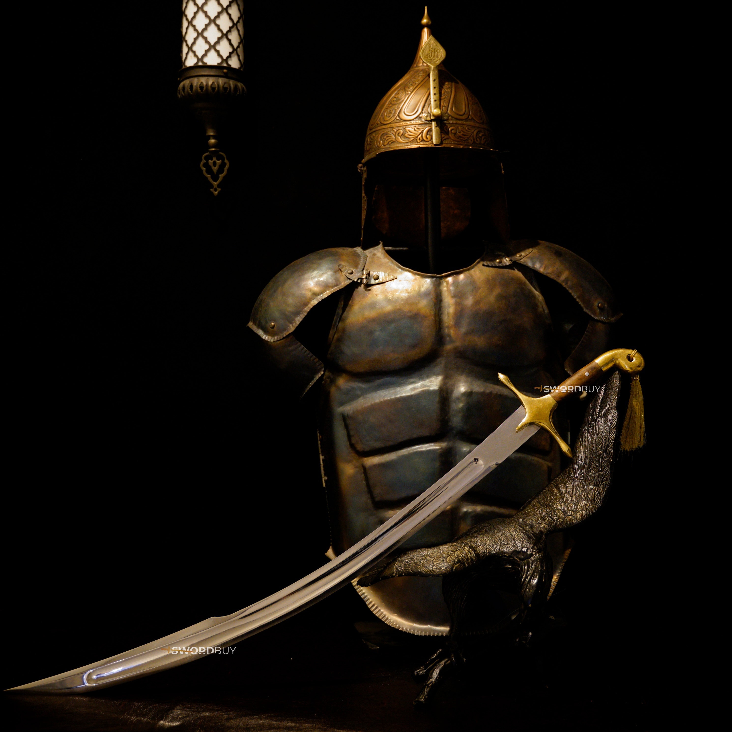 手作りのキリジ剣：長くてバランスの取れた剣を持つトルコのオスマン