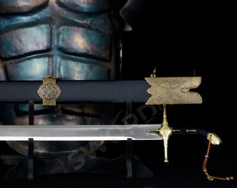 Prophet Muhammad Sword, Al-Qadeeb Sword, Handmade Sword Battle Ready, Sword Islamic Sword, Arabic Sword, Antique sword