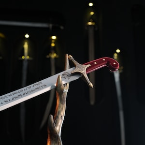 Handmade Gokturk Sword: Collectible Sword with Stand