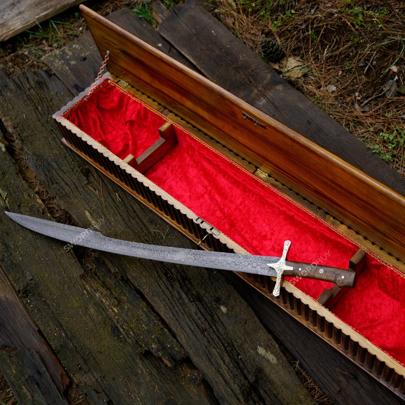 Damascus Sword Damascus Steel Real Damascus Sword Handmade Etsy