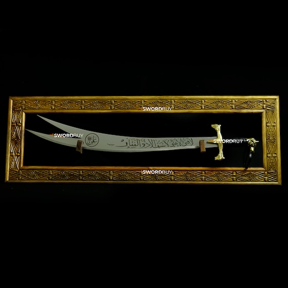 手作りのズルフィカル剣、ハズラト・アリ、イスラムの収集品、炭素鋼