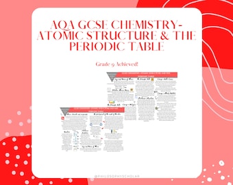 All Of The Periodic Table Gcse Notes