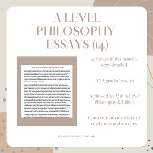 Philosophy & Ethics OCR ESSAY EXAMPLES-14 A*-A essay examples