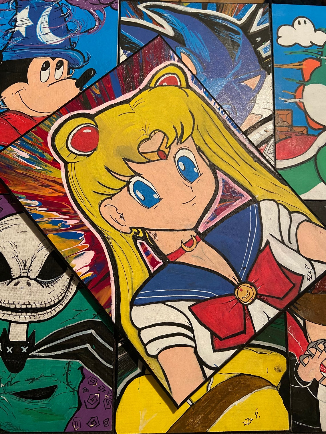 Original Sailor Moon Fan Art De Sleepypanda Etsy