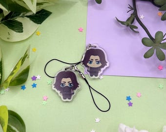 Bucky Barns - Winter Solider  double sided 1.5” phone charms - Comics