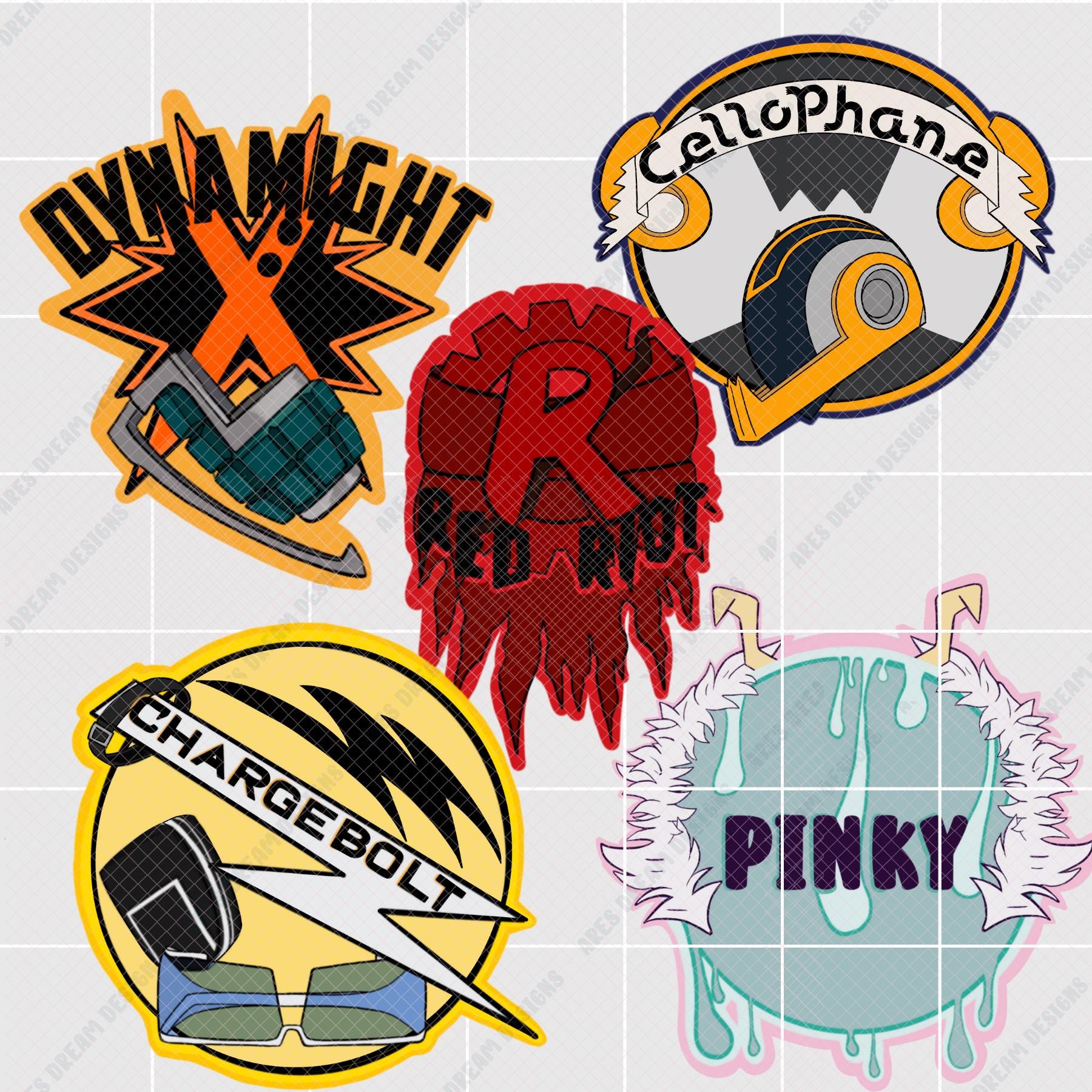 Hero Logo Stickers - Etsy