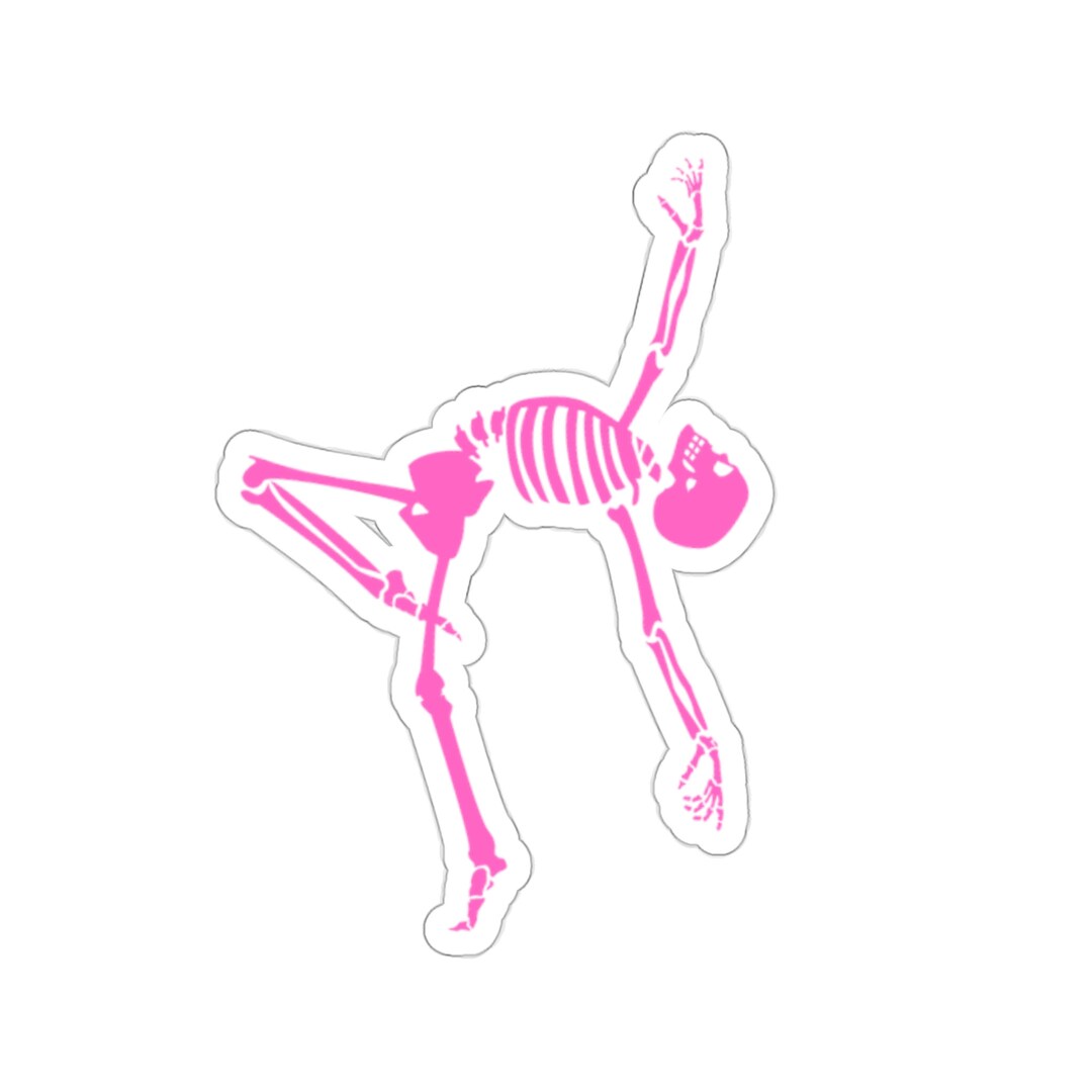 Dancing Skeleton Sticker Dancer Dance Sticker Dance or Die Etsy