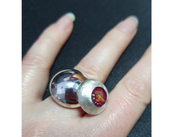 SPRZEDANE Pierścień z grzybem magicznym