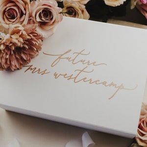Personalized Calligraphy Gift Box: Bridesmaid Proposal Box