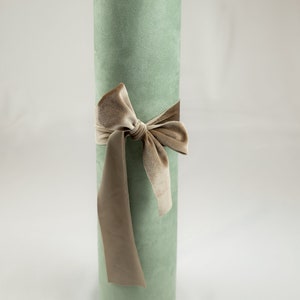 Flat Lay Backdrop for Wedding and Product Photography, Rollable Styling Mat, Double Sided Fabric Styling Surface, Sage Green Suede
