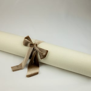 Rollbare Styling Matte, Flat Lay Backdrop für Hochzeits- und Produktfotografie, Doppelseitige Stoff Styling Oberfläche, Creme Wildleder