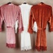 Mother's Day Gift Beautiful Velvet and Lace Robe Pink - Etsy