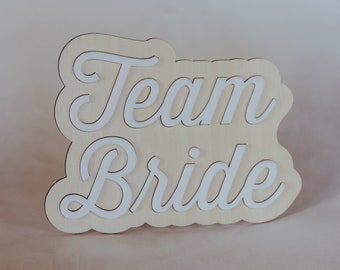 Wedding Photo Booth Props, Wedding Signs, Team Bride & Team Groom, Wedding Photo Props, Wedding Photo Booth, Gift for Bride, Bridal Shower