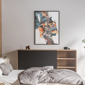 Salt Lake City Karte Drucken | Salt Lake City Kunst Poster Druck | Salt Lake City abstrakte Karte Kunst | Digital Art Print | Benutzerdefinierte Karte Leinwand Druck