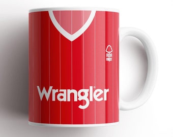 Official PERSONALISED Nottingham Forest FC Retro Shirt Mug