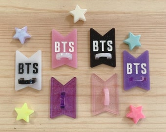 BTS Logo Resin Hook for Keychains and Phone Charms