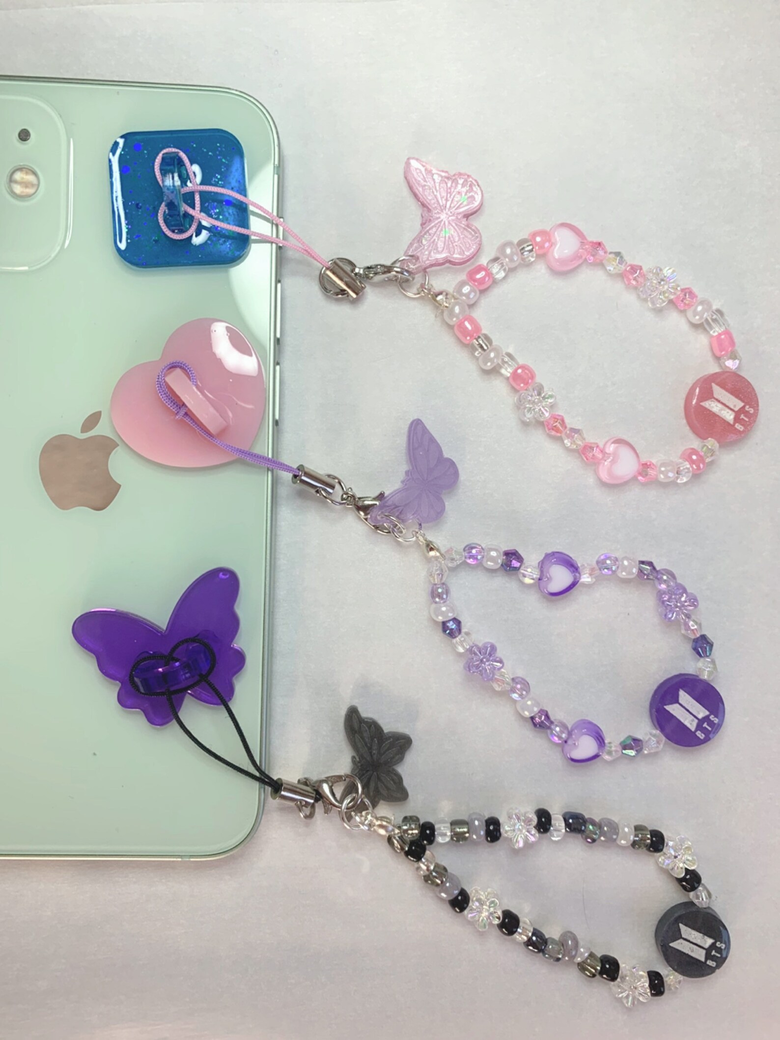 BTS ARMY Logo Phone Charm or Keychain - Etsy
