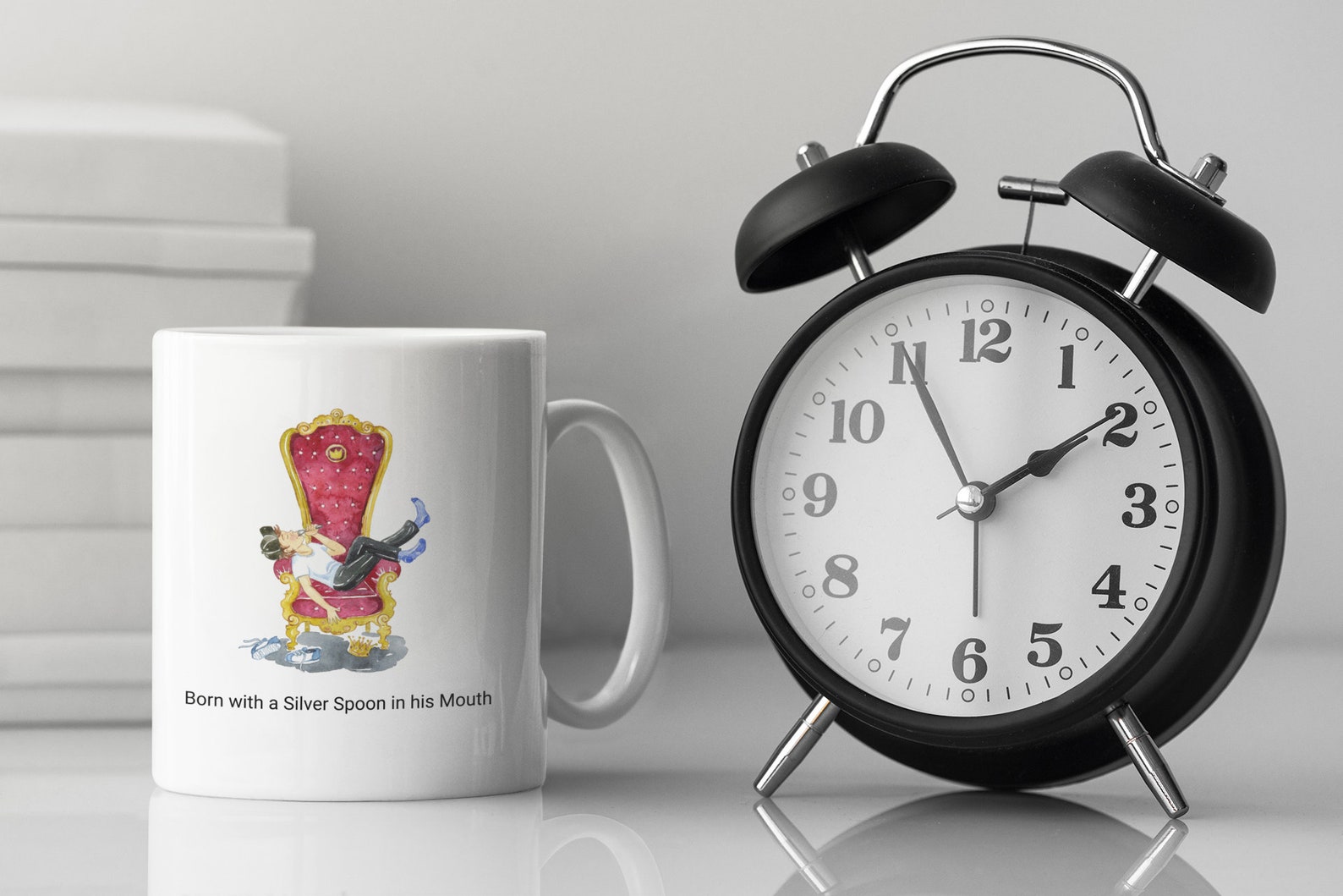 Né avec une cuillère dargent dans sa bouche Tasse de café | Etsy