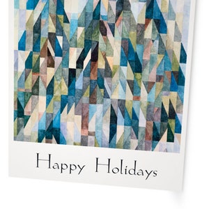 Holiday cards (5x7), Set of 10 w/ envelopes, "Happy Holidays" Front, Blank Inside, Christmas, Hanukkah, New Years, Original Artwork