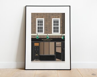 Monmouth Coffee Shop Illustration Sept cadrans