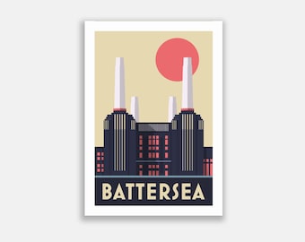 Battersea Power Station Print 2 - South London
