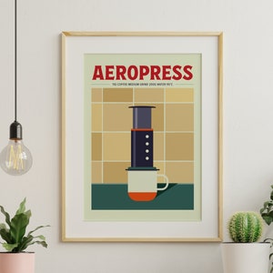 Aeropress print - Coffee Maker Prints