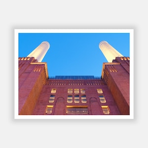 Battersea Power Station Twilight Photo Print - South London