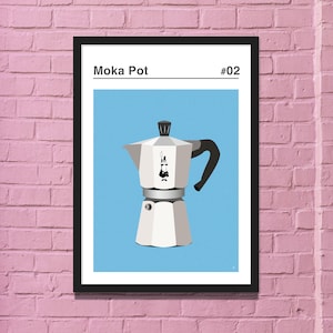 Moka Pot print - Coffee Maker Prints