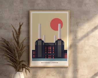 Battersea Power Station Print - South London