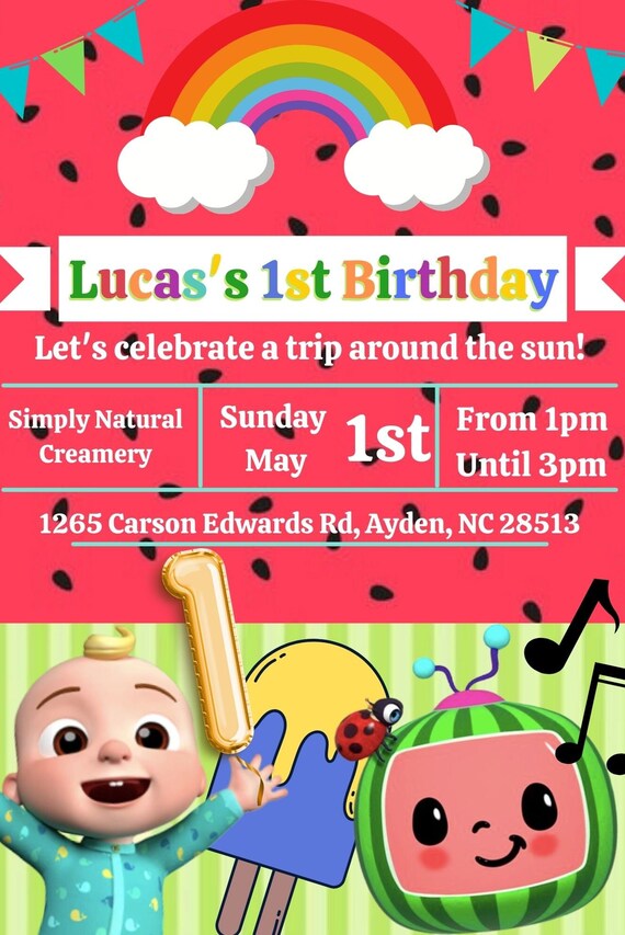 Birthday Invitations Etsy