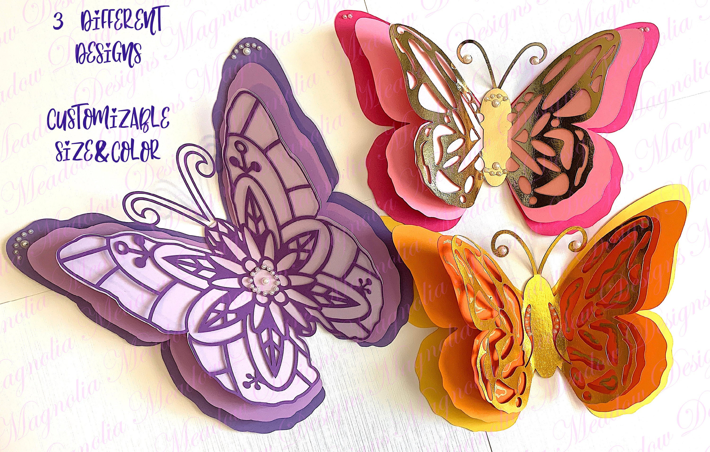 Butterfly SVG Butterfly Cake Topper Butterfly Birthday Etsy