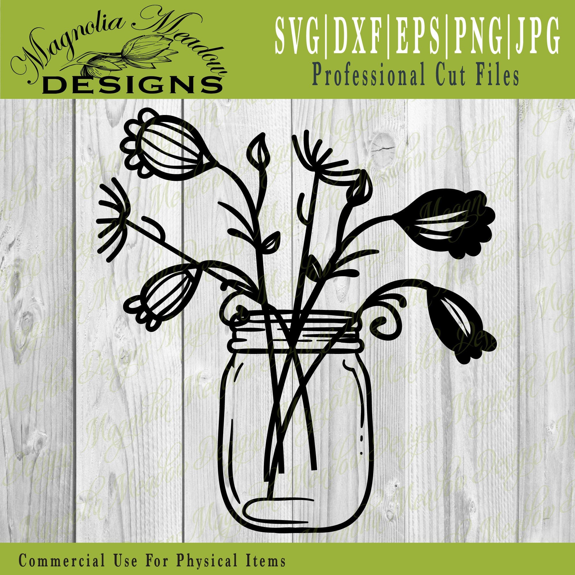 Free Free 313 Mason Jar Flower Svg SVG PNG EPS DXF File