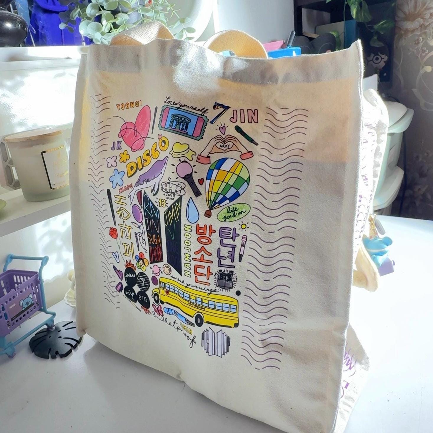 BTS クリアバッグ セット Bts clear bag - Etsy 日本