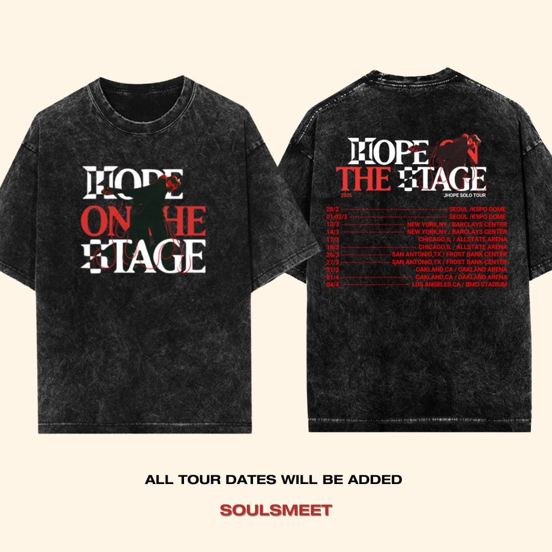 JHOPE Hope on the Stage Tour T-shirt Merch - Etsy JHOPE Hope on the Stage Tour T-shirt Merch - Etsy