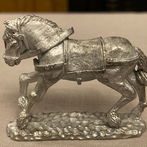Pewter horse miniature