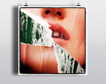 Abstract Color NYC Street Wall Art Gift, Graffiti Collage Photo, Trendy Urban Home Decor Print, Colorful Modern Minimalist Art Cool Gift