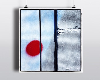 Vibrant NYC Graffiti Collage: Abstract Urban Wall Art Print for Modern Home Decor