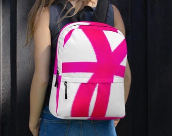Vibrant Graffiti Backpack: Urban Style Computer Bag, Durable Funky Accessory for School & Travel