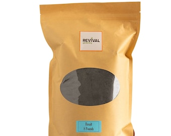 Basalt Rock Dust - Natural Soil Mineralization, 4 & 8 Pounds